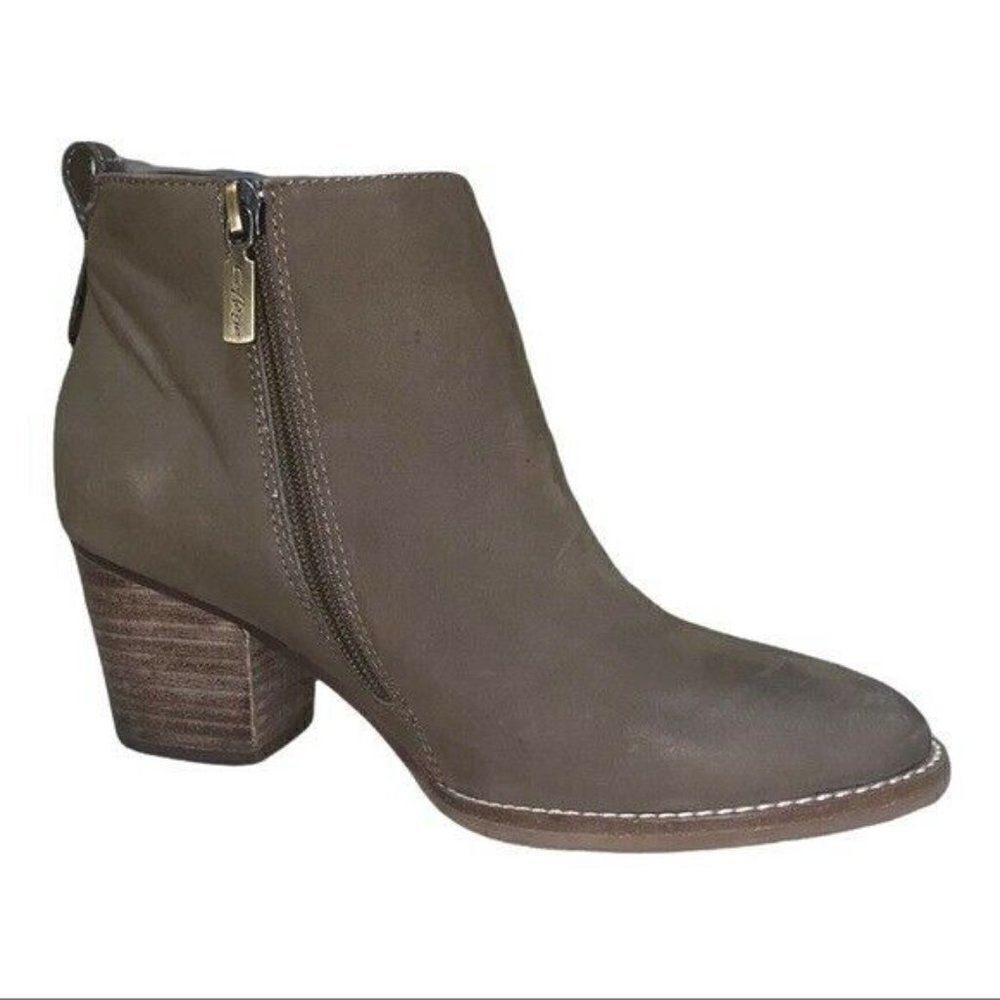 Aqua College Taupe Nancy Nubuck Waterproof Booties 11M NWT
